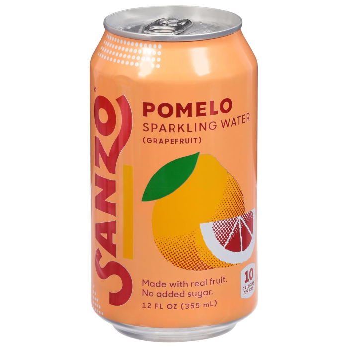 Sanzo Pomelo Sparkling Water - Front view