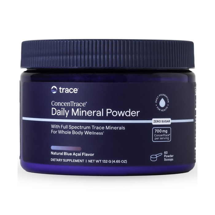 Trace Minerals Daily Mineral Powder Blue Acai - Front view