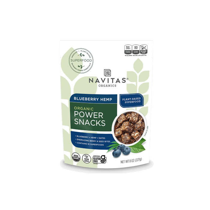 Navitas Organics Blueberry Hemp Snack, 8 oz.