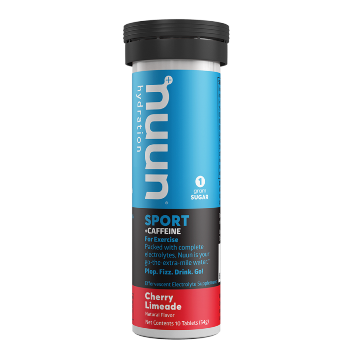 Nuun Sport + Caffeine Hydration Tablets, Cherry Limeade, 10 Tablets
