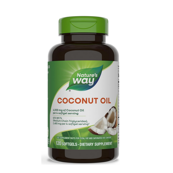 Nature's Way Coconut Oil, 120 Softgels
