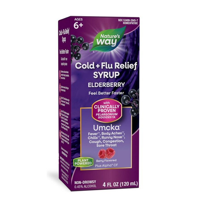 Nature's Way Umcka Elderberry Intensive Cold+Flu, 4 fl. oz.