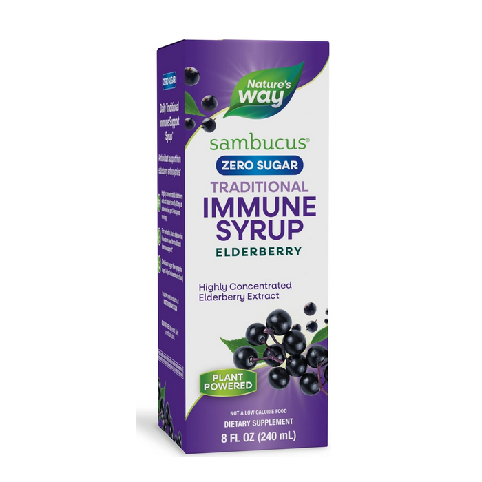 Nature's Way Sambucus Elderberry Sugar-Free Syrup, 8 fl. oz.