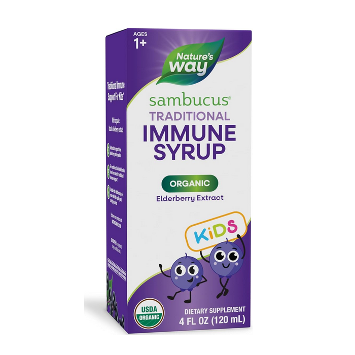 Nature's Way Organic Sambucus Elderberry for Kids, 4 fl. oz.