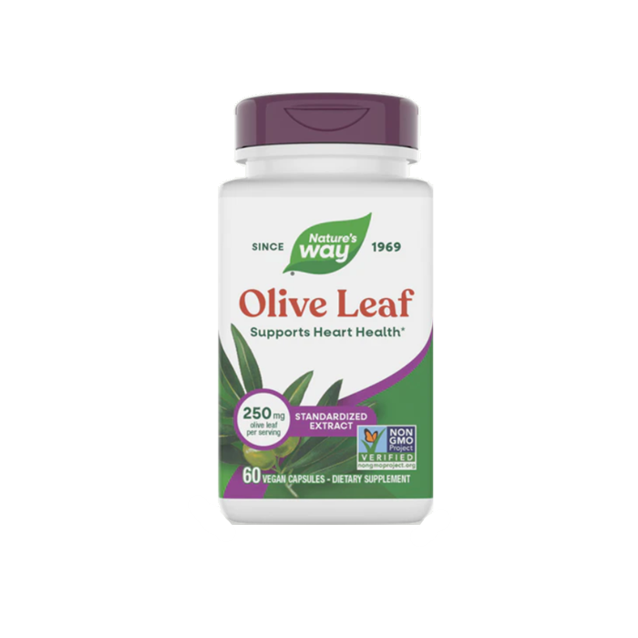 Nature's Way Standardized Olive Leaf, 60 Capsules