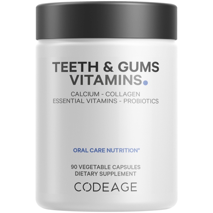Codeage Teeth & Gums Vitamins Supplement, 90 Capsules