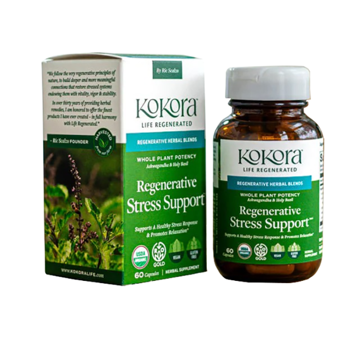 Kokora Regenerative Stress Support - Front view