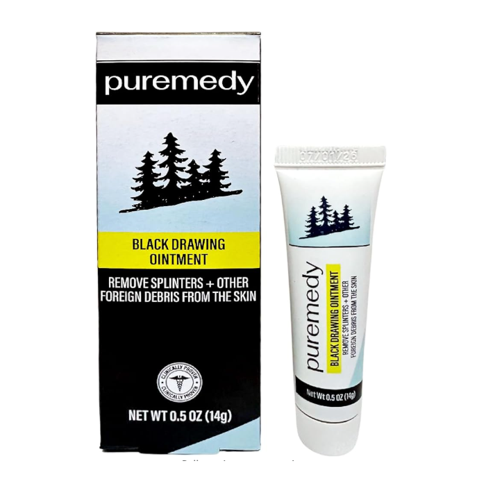 Puremedy Black Drawing Ointment, .5 oz.