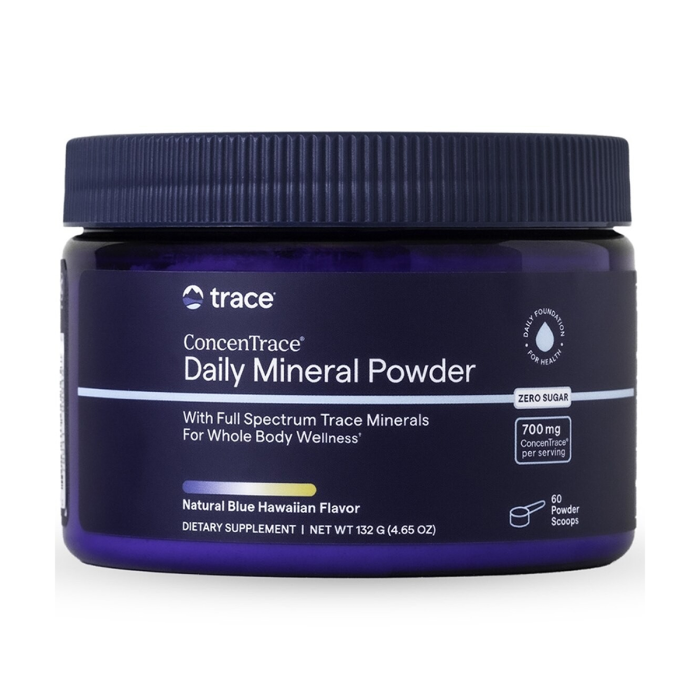 Trace Minerals Daily Mineral Powder Blue Hawaiian - Front view