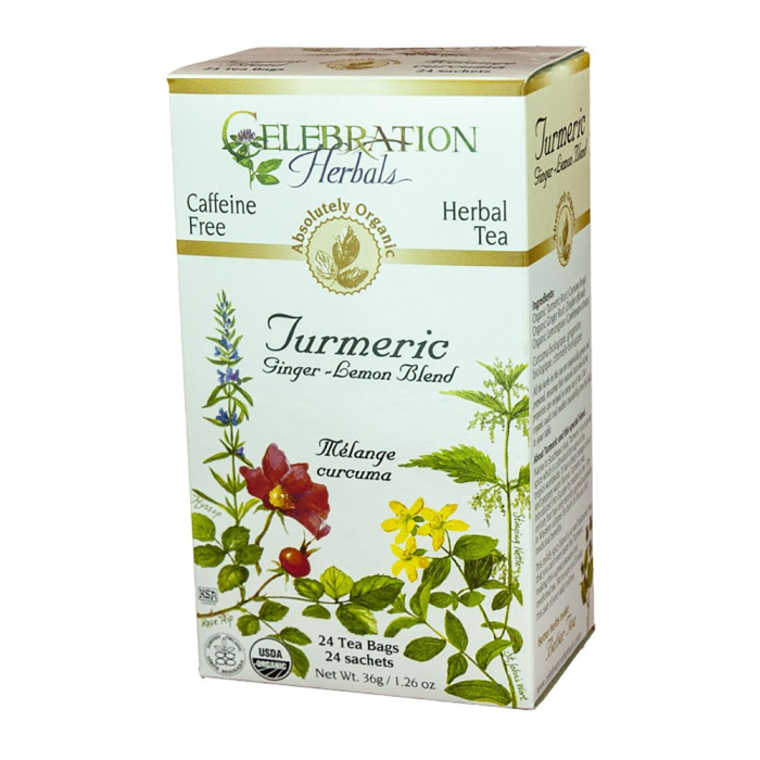 Celebration Herbals Organic Tumeric Blend - Front view