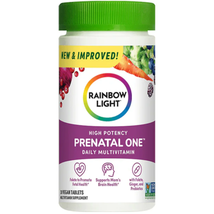 Rainbow Light Prenatal One, 30 vegan tablets