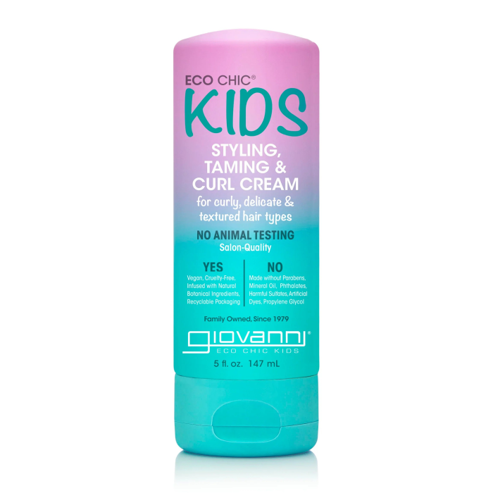 Giovanni Eco Chic Kids Styling Taming & Curl Cream - Front view