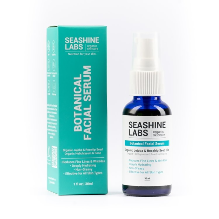 Seashine Labs Botanical Facial Serum - Front view