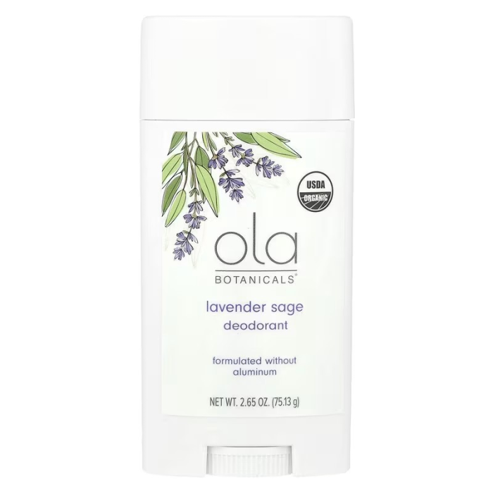 Ola Botanicals Organic Deodorant Lavender Sage - Front view
