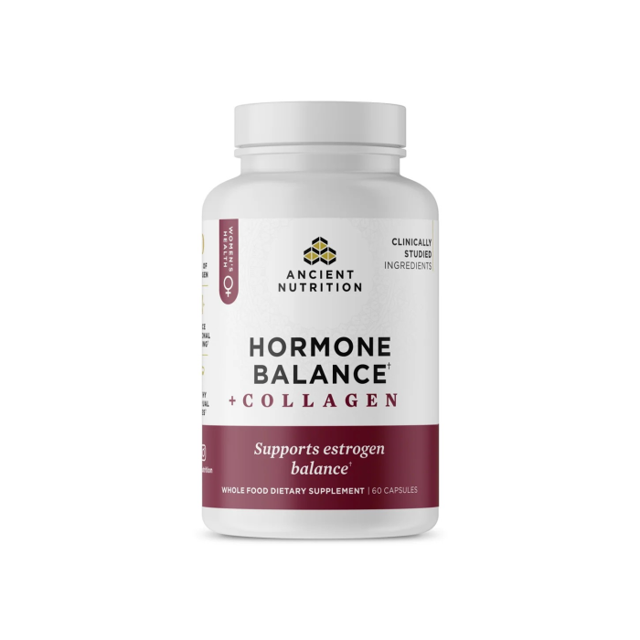 Ancient Nutrition Hormone Balance + Collagen - Front view