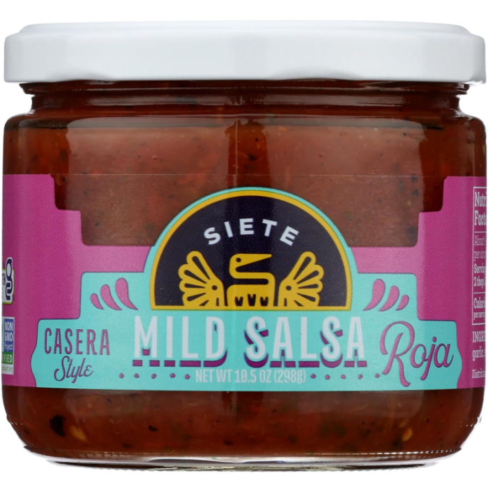 Siete Mild Salsa Roja Salsa, 10.5 oz. 