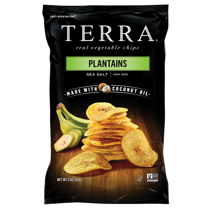 Terra Chips Plantains with Sea Salt, 5 oz.