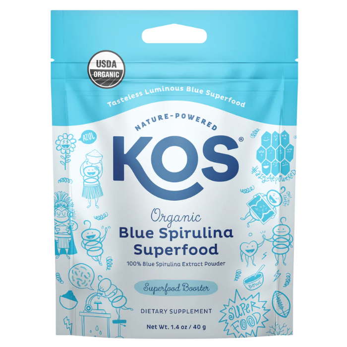 KOS Blue Spirulina, 1.4 oz.