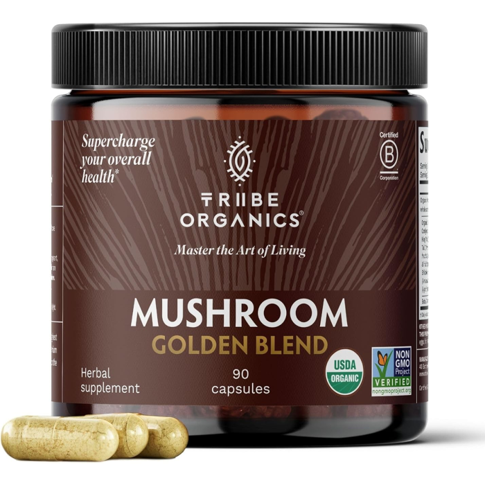 Tribe Organics Mushroom Golden Blend - Front view