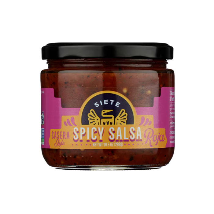 Siete Spicy Salsa Roja Salsa, 10.5 oz. 