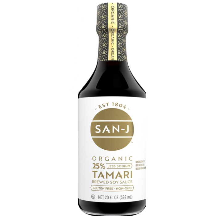 San-J Organic Tamari Soy Sauce, Reduced Sodium, 20 fl. oz.