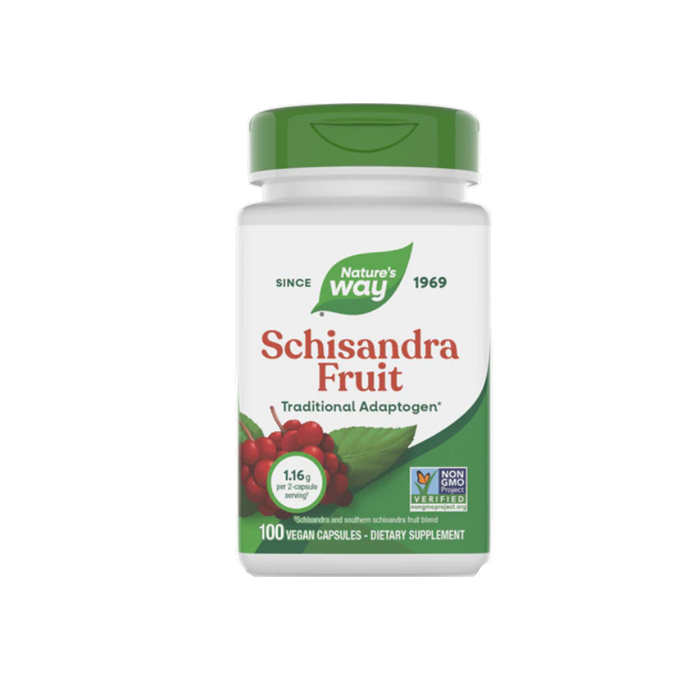 Nature's Way Schisandra Fruit. 100 Caps