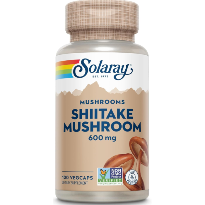 Solaray Shitake Mushroom, 100 capsules