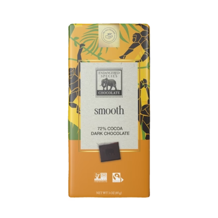 Endangered Species Smooth Dark Chocolate, 3 oz.