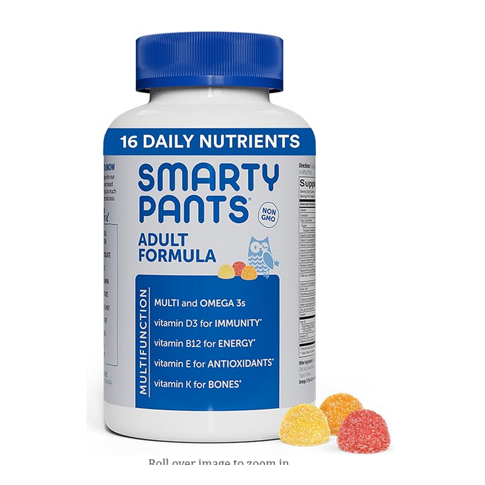 SmartyPants Adult Complete Multivitamin, 180 Gummies