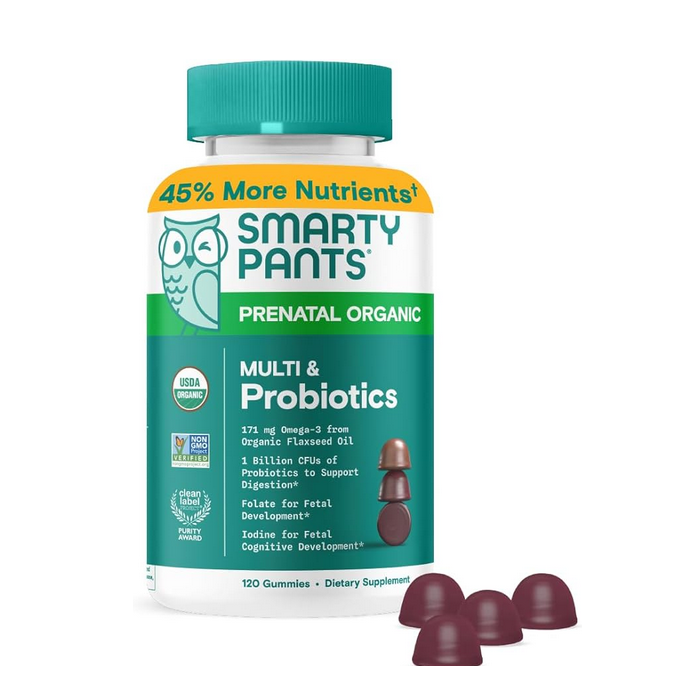 SmartyPants Prenatal Formula, Organic, 120 Gummies