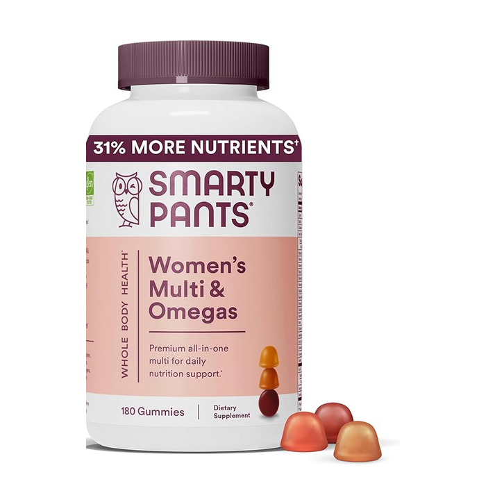 SmartyPants Women's Complete Multivitamin, 180 Gummies