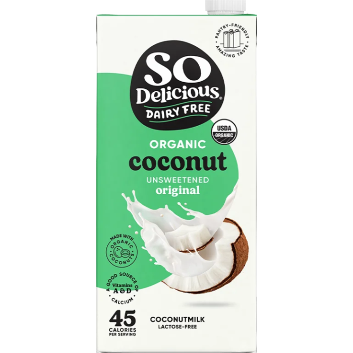 So Delicious Organic Coconutmilk, Unsweetened, 32 fl. oz.