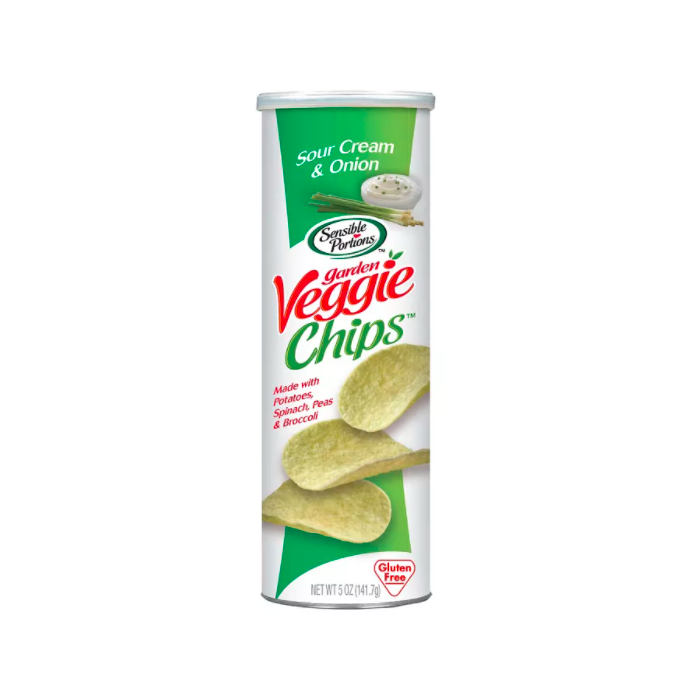 Sensible Portions Veggie Chips Sour Cream & Onion -  Main