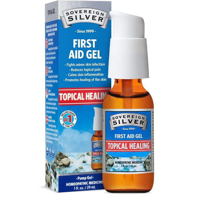 Sovereign Silver First Aid Gel, 1 fl. oz.