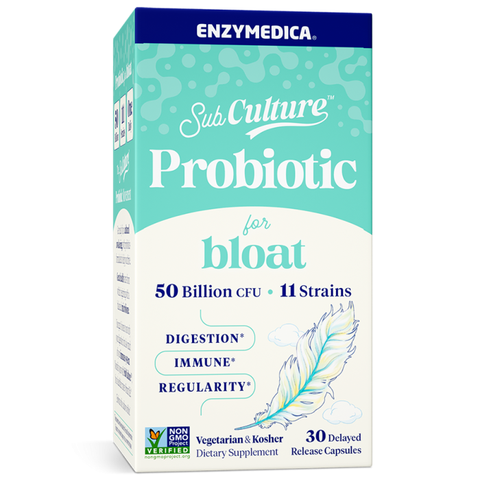Enzymedica SubCulture Probiotics for Bloat - Front view