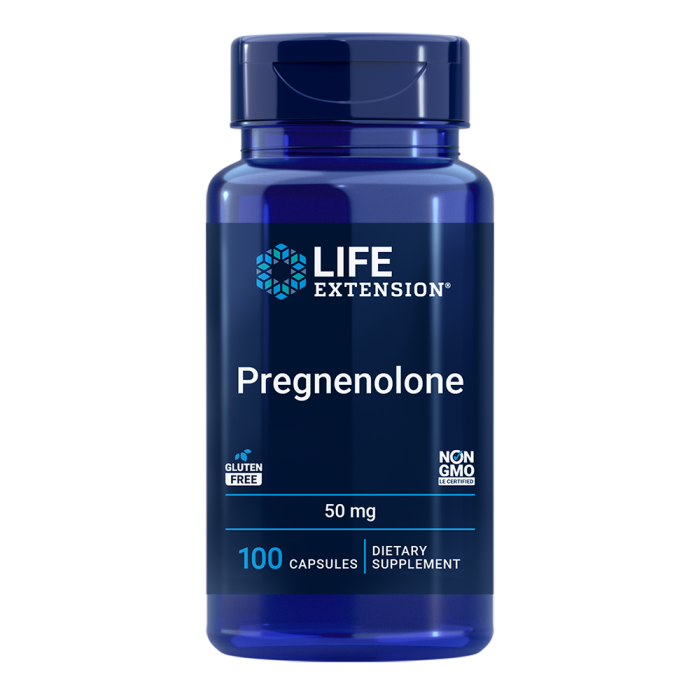 Life Extension Pregnenolone 50 mg - Front view