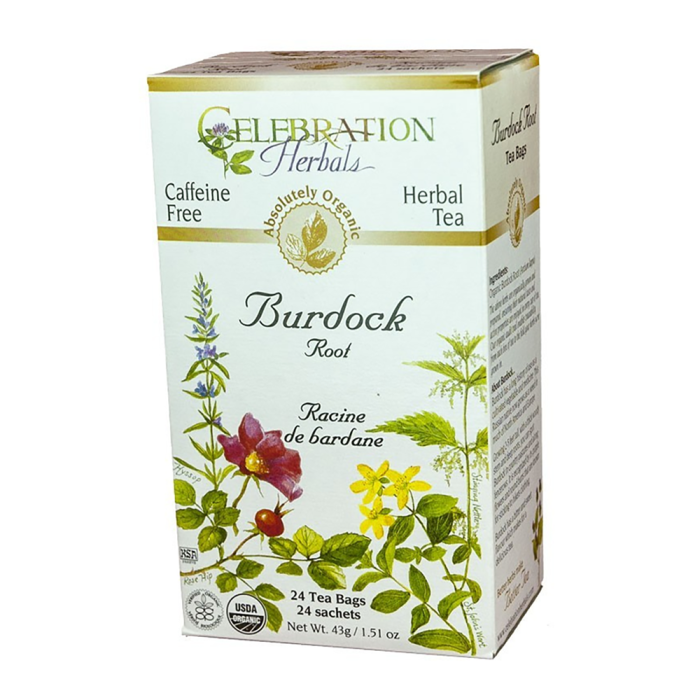 Celebration Herbals Organic Burdock Root - Front view