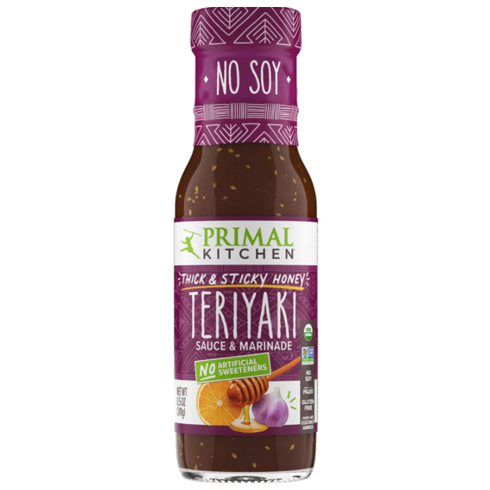 Primal Kitchen Thick & Sticky Honey Teriyaki Sauce, 8.5oz. 