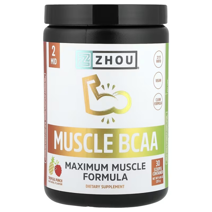 Zhou Nutrition Muscle BCAA - Front view