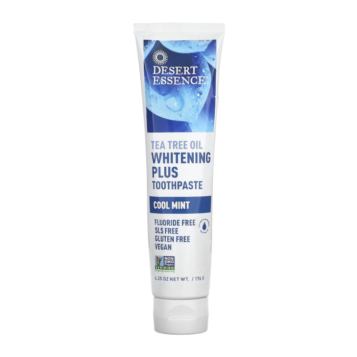 Desert Essence Whitening Plus Cool Mint Toothpaste, 6.25 oz.