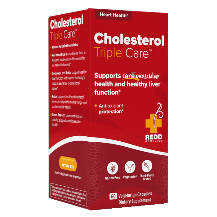 Redd Remedies Cholesterol Triple Care™, 60 Vegetarian Capsules