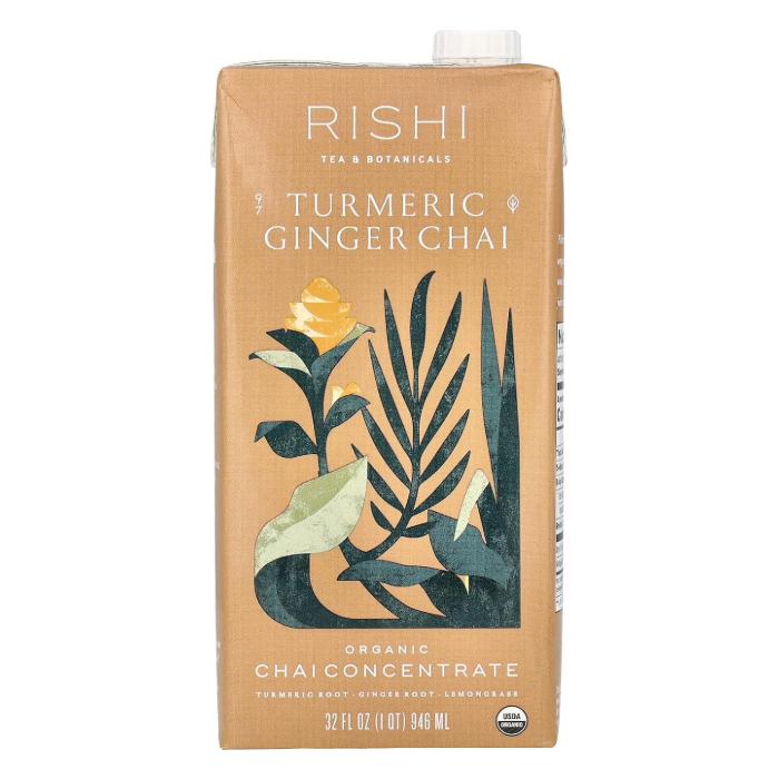 Rishi Tea Turmeric Ginger Chai Concentrate Tea - Main