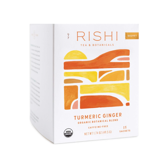 Rishi Tea Organic Caffeine-Free Turmeric Ginger Herbal Tea - Main