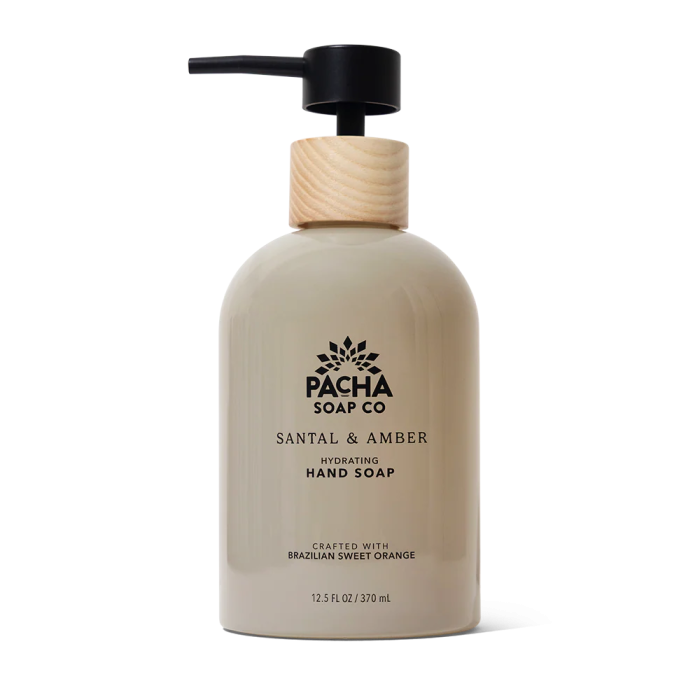 Pacha Soap Co. Santal & Amber Hand Soap - Front view