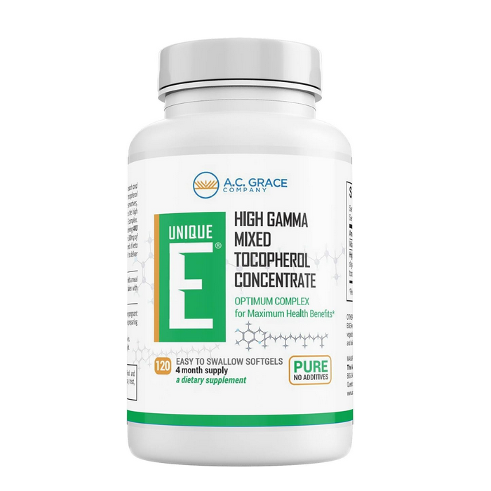  A.C. Grace UNIQUE E Mixed Tocopherols Concentrate, 120 Softgels