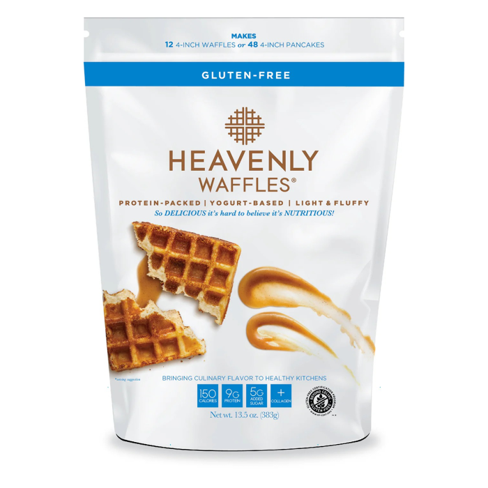 Heavenly Waffles Mix Gluten Free - Front view