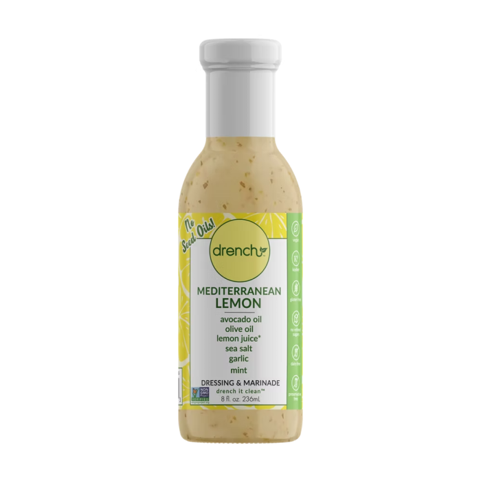 Drench Mediterranean Lemon Dressing & Marinade - Front view
