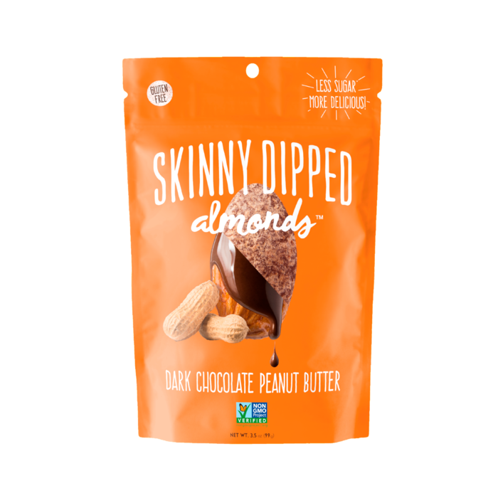 Skinny Dipped Almonds Dark Chocolate Peanut Butter, 3.5 oz.