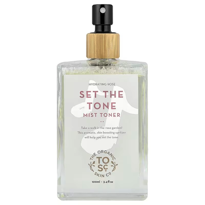 The Organic Skin Co Set Tone Hydrating Rose Mist Toner - Front view