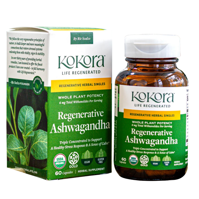 Kokora Regenerative Ashwagandha - Front view